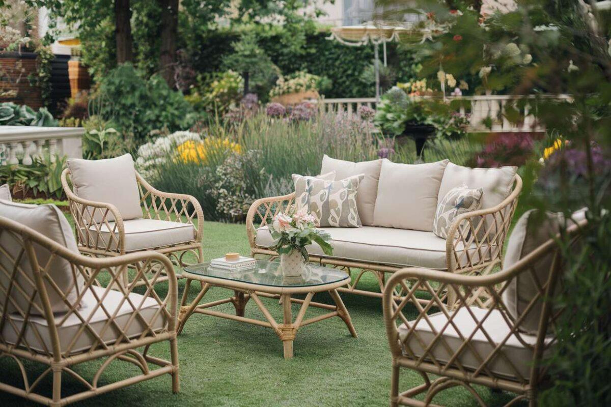 Aménager son extérieur avec du mobilier de jardin en rotin : conseils et idées