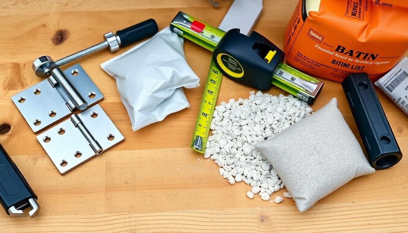 Matériaux et outils indispensables pour l'installation Matériaux et outils indispensables pour l'installation