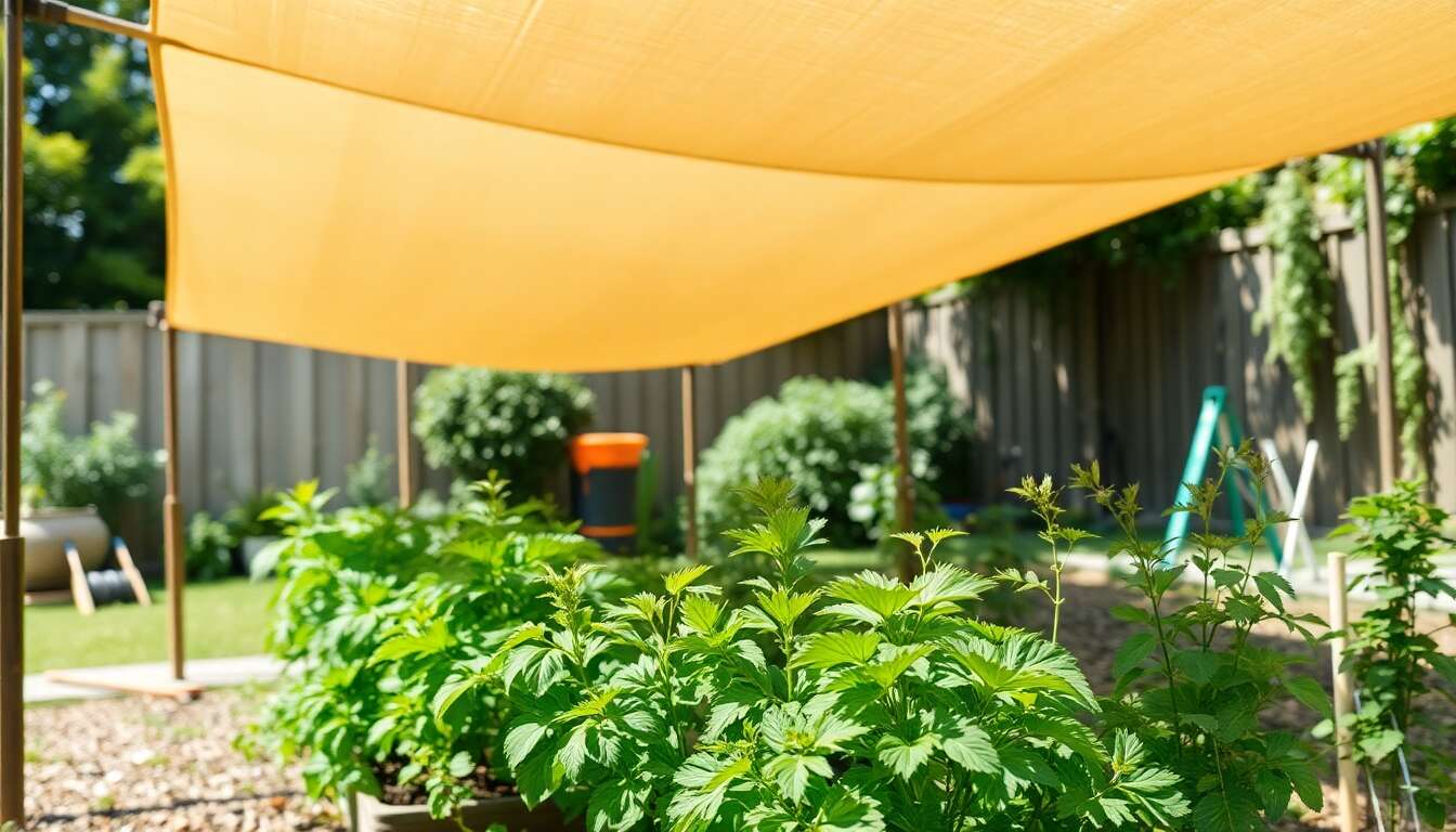 &eacute;tapes simples pour installer votre voile d'ombrage