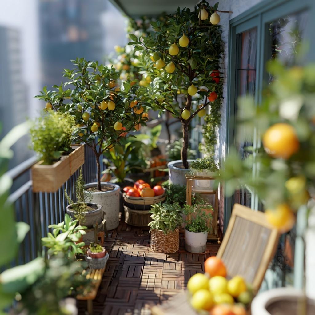 J’ai un tout petit balcon et pourtant… voilà ma méthode pour faire pousser des fruitiers sans effort !