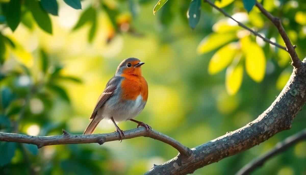 Les interprétations mystiques de la présence d'un rouge-gorge