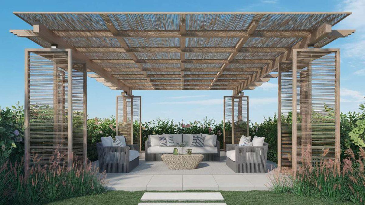 Créer une couverture étanche pour pergola en canisse