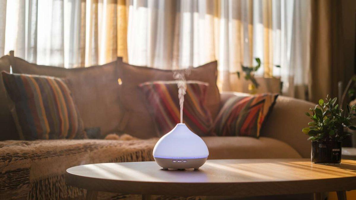 Assainir l'air : huiles essentielles en diffusion