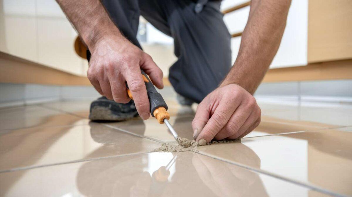 Comment boucher efficacement un trou dans le carrelage ?