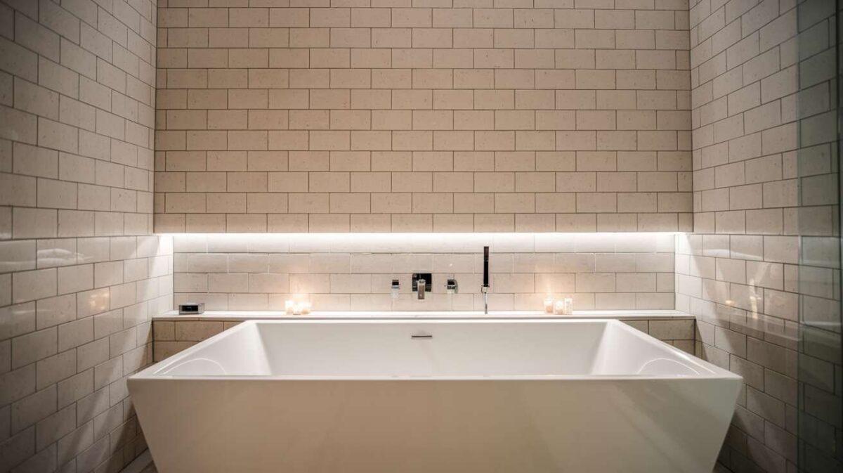 Comment combler l'espace entre la baignoire et le mur ?