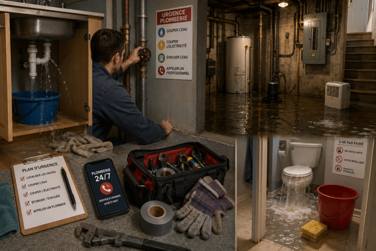 urgence plomberie dans la maison